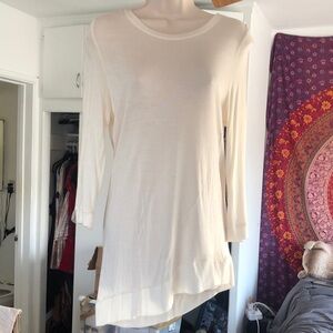 Whetherly Cream 3/4 top, low back. Size L